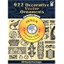 922 Decorative Vector Ornaments CD-ROM and Book (Electronic Clip Art)
