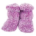 Aroma Home Fluffy Microwavable Feet Warmers - Purple