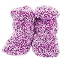 Aroma Home Fluffy Microwavable Feet Warmers - Purple