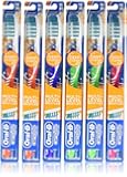 Oral-B Advantage Complete Deep Clean 40 (Pack of 6 Manual Toothbrushes), Medium #34 (mixed colors)