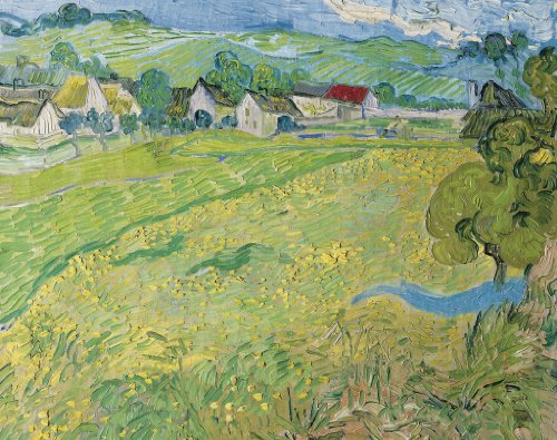 Van Gogh Landscapes Double-Sided Wooden Jigsaw Puzzle