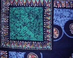 Reversible Duvet Cover-Authentic Batik-Full/Queen