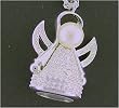 NEW 18K Plated Ladies ANGEL Swarovski Necklace Watch
