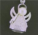 NEW 18K Plated Ladies ANGEL Swarovski Necklace Watch