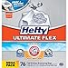 Hefty Ultimate Flex Tall Kitchen Trash Bags, Clean Burst, 76 Count