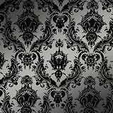 Tempaper Designs DA 019 Damsel Self-Adhesive Temporary Wallpaper, Metallic Silver