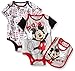 Disney Baby Boys' Mickey Mouse 3 Piece Layette Set