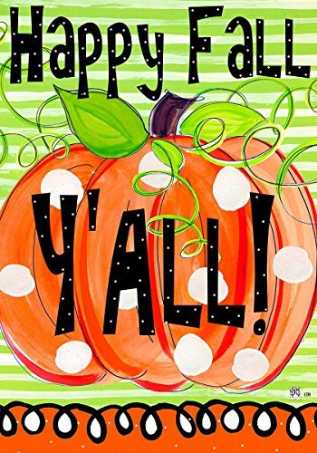 HAPPY FALL Y'ALL Pumpkin 12