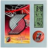 NBA Portland Trailblazers Digital Desk Clock