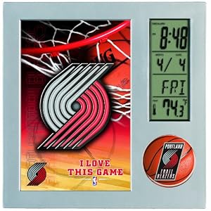 NBA Portland Trailblazers Digital Desk Clock