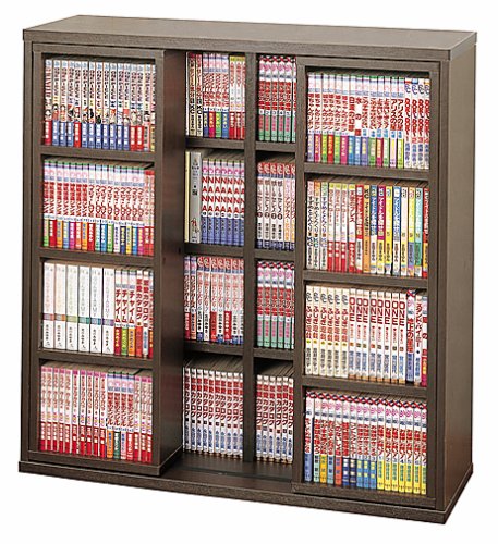 Cover image : クロシオ スライド式コミック収納 ブラウン 24615