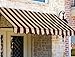 Awntech 8-Feet Nantucket Window/Entry Awning, 56-Inch Height by 48-Inch Diameter, Light Yellow