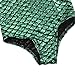 Newland Girl's One Piece Mermaid Swimwear Swimsuit Bathing Suit+Headband 90