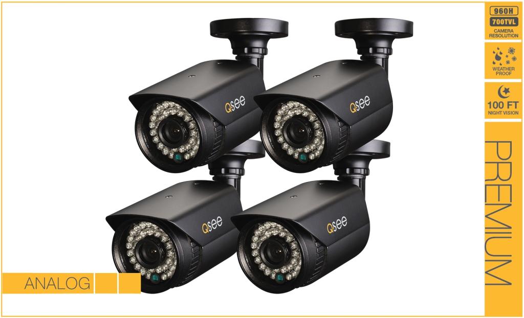 QSee QM9702B4 HighResolution 960H/700TVL Weatherproof