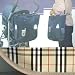 Baby : Large Multi-Use Stroller Organizer Tote Bag, Tan Plaid