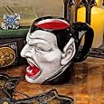 On Sale !! Devilish Ceramic Face Tankard Mug: The Count Vampire