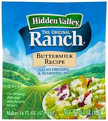 Hidden Valley Ranch Dressing Dry Mix, Original Buttermilk, 0.4-Ounce Packets (Pack of 24)