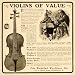1902 Vintage Print Ad Rudolph Wurlitzer Violin Bows - Original Print Ad