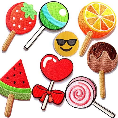 Candy pack #1 Iron on Patch with Emoji Patch - SAVE PACK