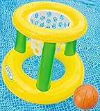 Intex - Floating Hoops 3,Incl Inflatable Pool Hoop & Basketball,Repair Patch