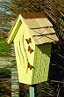 Yellow Butterfly Bijou House with Garden Stake