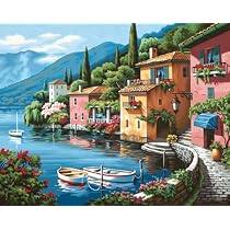Paint by Number Lakeside Village