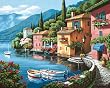 Dimensions PaintWorks/Paint By Number Lakeside Village