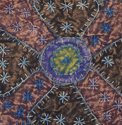 Imagen 3 de Cushion Covers Con Multi Tamaño Work coloreado Patch & Jogi bordado 16 x 16 pulgadas Juego de 2 piezas