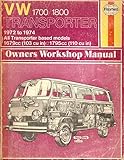 VW Transporter, 1700-1800 owners workshop manual
