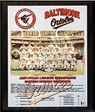 1970 Baltimore Orioles World Series Champions Team 13x16 Plaque