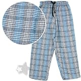 61t8LFsWsEL. SL160  Blue and White Plaid Flannel Pajama Pants for Women