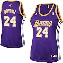Kobe Bryant Los Angeles Lakers Women's Replica Adidas NBA Basketball Jersey (Purple)