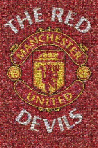 Manchester United The Red Devils Custom Modern Decorative Art Wall Poster Print Sticker 50 X 75 Cm( 20 X 30 Inch)