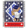 New York Yankees MLB Triple Woven Jacquard Throw (044 Series) (36x46")"