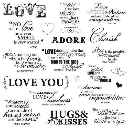 Fiskar 8-Inch-by-8-Inch Clear Stamps, Lasting 