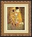The Kiss (Le Baiser / Il Baccio), 1907 Framed Art Print by Gustav Klimt, Image size: 7.75"" x 10.75""