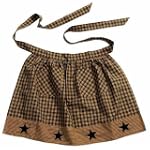 Pocket Apron (Black Barn Star), Country Half Apron