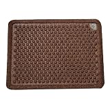 Dr. Doormat Antimicrobial Treated Doormat 18-Inch by 24-Inch, Chocolate Brown