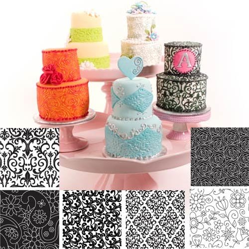 Floral Texture Sheet/Impression Mat Set