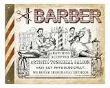 Barber Shop sign Antique Style wall decor Hair Stylist art