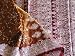 AMBER KUNDAN WEDDING BOLLYWOOD SARI INDIAN SAREE FABRIC