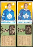 1970 O-Pee-Chee Regular (Hockey) Card# 218 Darryl Sittler of the Toronto Maple Leafs NrMt Condition