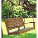 Java Teak Hardwood Outdoor Patio Porch Swing