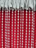 IMAGE OF Silver Beaded Door Hanging Curtain Drape Home Decor 85