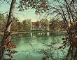Vassar Chapel Across a Lake, 1904 - Exceptional Print of a Vintage Photochrom Image from the Library of Congress Collection