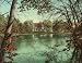 Vassar Chapel Across a Lake, 1904 - Exceptional Print of a Vintage Photochrom Image from the Library of Congress Collection