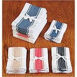 Banded Herringbone Dish Cloths