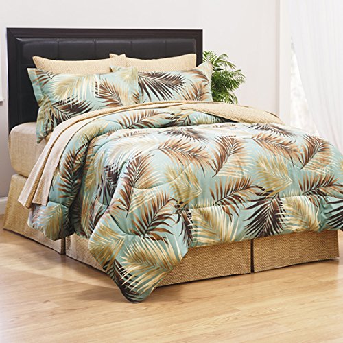 Palm Bed In A Bag Green California King Jessica S. Tedderiol