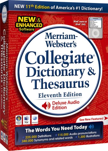 Merriam Websters Collegiate Dictionary & Thesaurus 11th Edition