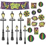 Mardi Gras Decor & Street Light Props Assortment 8in.- 46in.